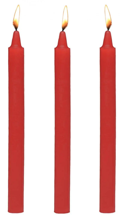 Sex Candles Wax Play Fetish Drip Candles 3 Pack - Red  Lubes, Lotions and Accessories