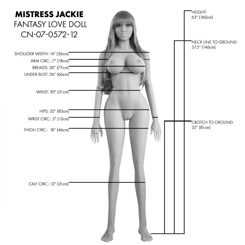 Sex Doll Mistress Jackie Life Size Sex Doll Male Masturbation Toy  Love Dolls and Accessories