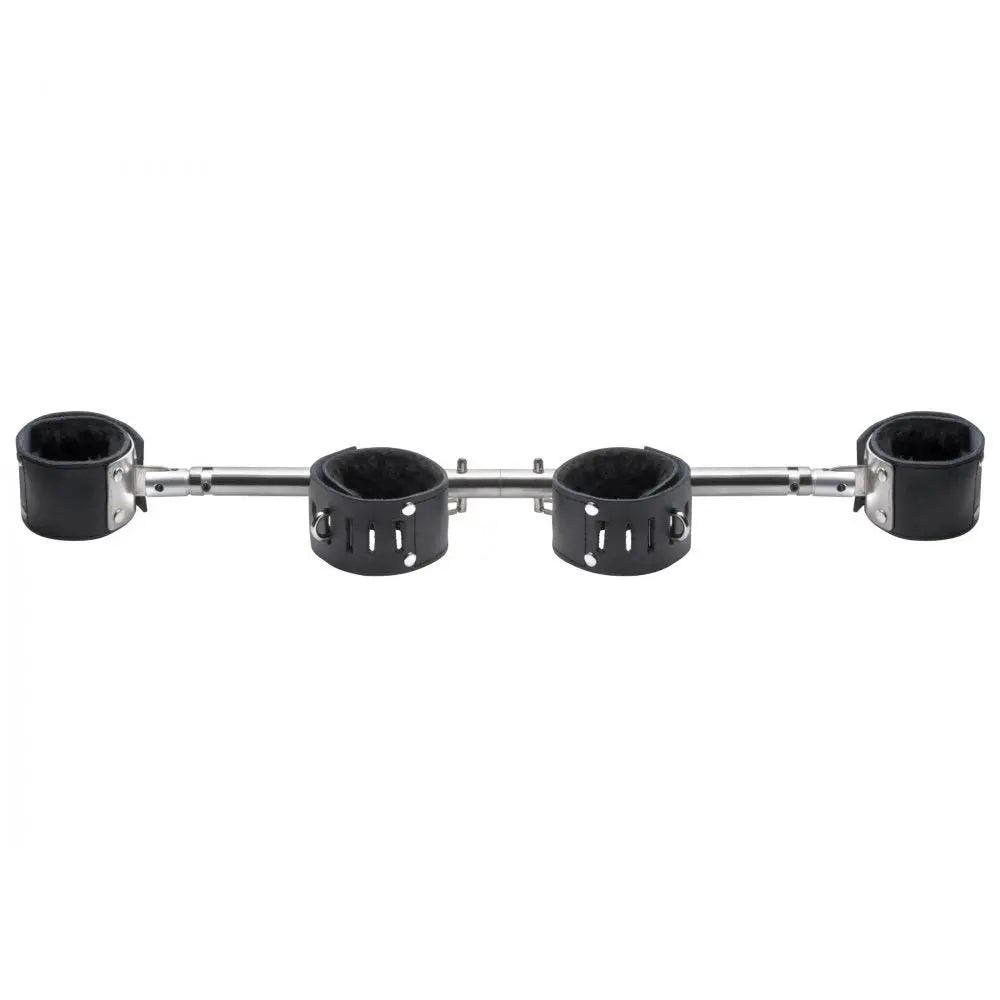 Sex Dungeon Unrestricted Access Adjustable Spreader Bar with BDSM Ring Gag  Bondage Kits