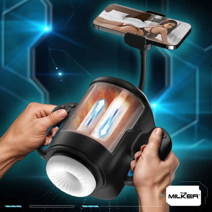 Sex Toy for Men Automatic Stroker Cyber Milker Stroking and Vibrating Male Masturbator  Sex Toy for Men