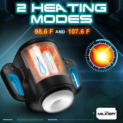 Sex Toy for Men Automatic Stroker Cyber Milker Stroking and Vibrating Male Masturbator  Sex Toy for Men