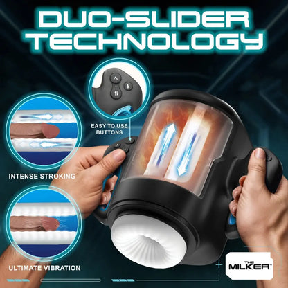 Sex Toy for Men Automatic Stroker Cyber Milker Stroking and Vibrating Male Masturbator  Sex Toy for Men