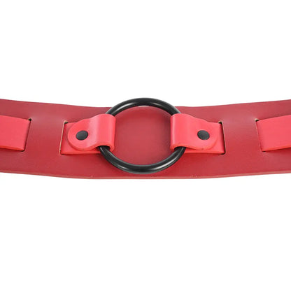 Sex and Mischief Bondage Belt with Restraints Exs and Ohs Bound and Belted  Fetish - Cuffs & Restraints