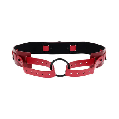 Sex and Mischief Bondage Belt with Restraints Exs and Ohs Bound and Belted  Fetish - Cuffs & Restraints