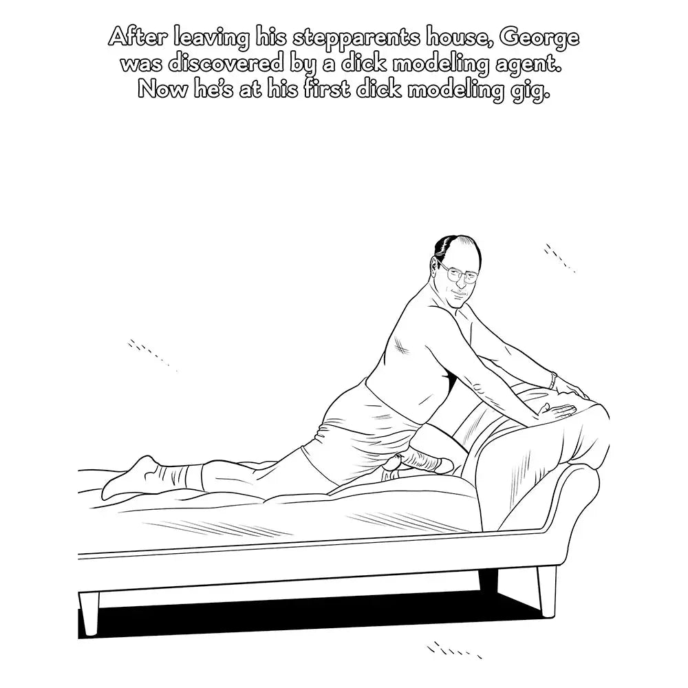 Sexfeld Porn Parody Coloring Book - Adult Gag Gift  Games - Adult Party Games