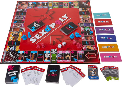 Sexopoly Adult Board Game - Risky or Frisky Party Game for Adults  Games
