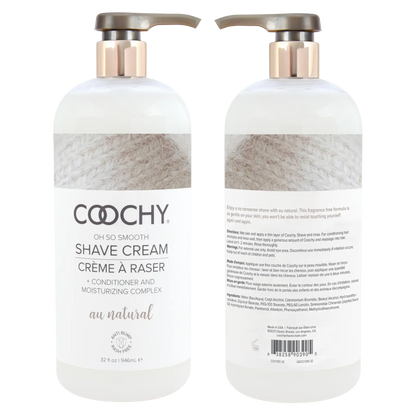 Shave Cream - Au Natural 32oz | 946mL  Lubes, Lotions and Accessories