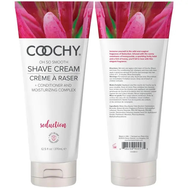 Shave Cream - Seduction 12.5oz | 370mL  Lubes, Lotions and Accessories