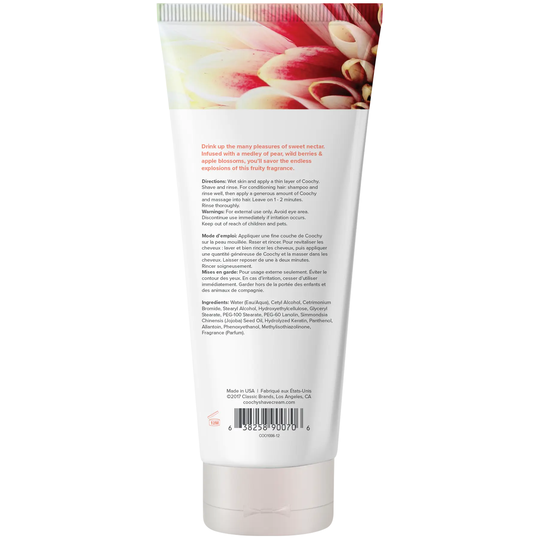 Shave Cream - Sweet Nectar 12.5oz | 370mL  Lubes, Lotions and Accessories