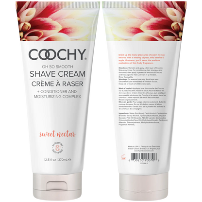 Shave Cream - Sweet Nectar 12.5oz | 370mL  Lubes, Lotions and Accessories