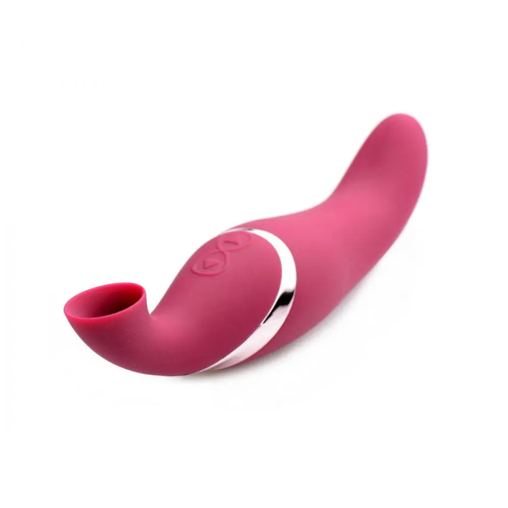 Shegasm Intense 2 in 1 Clit Stimulator Suction Vibrator Sex Toy  Silicone Toys