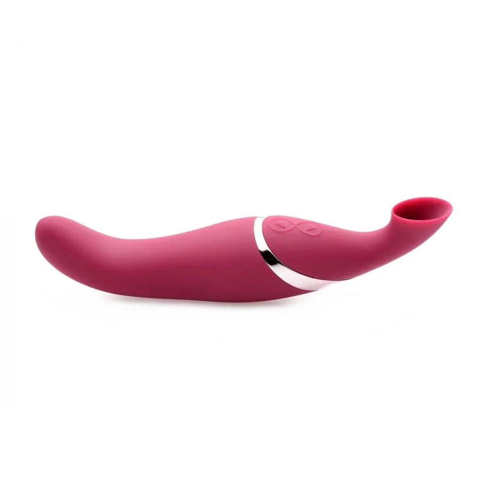 Shegasm Intense 2 in 1 Clit Stimulator Suction Vibrator Sex Toy  Silicone Toys