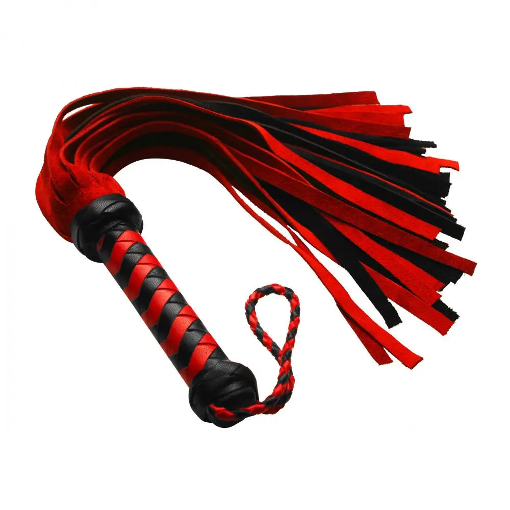 Short Suede Flogger - Red  Impact Play