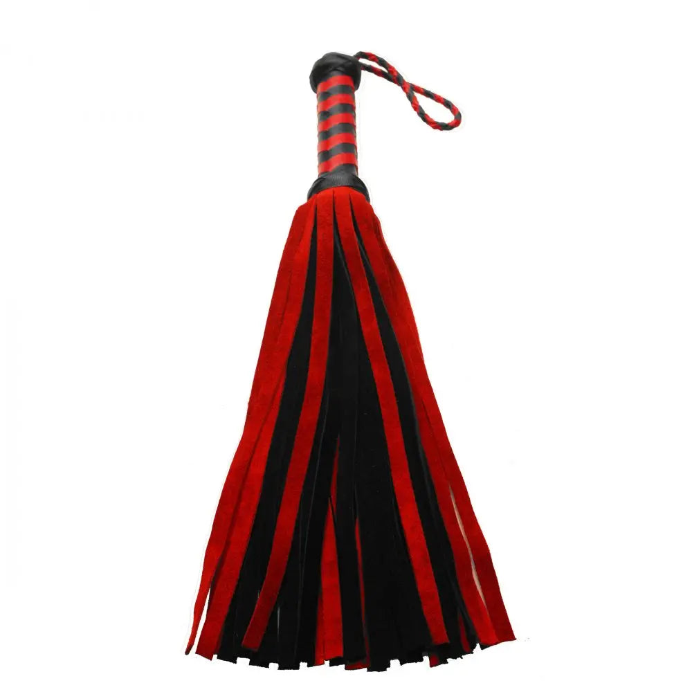 Short Suede Flogger - Red  Impact Play