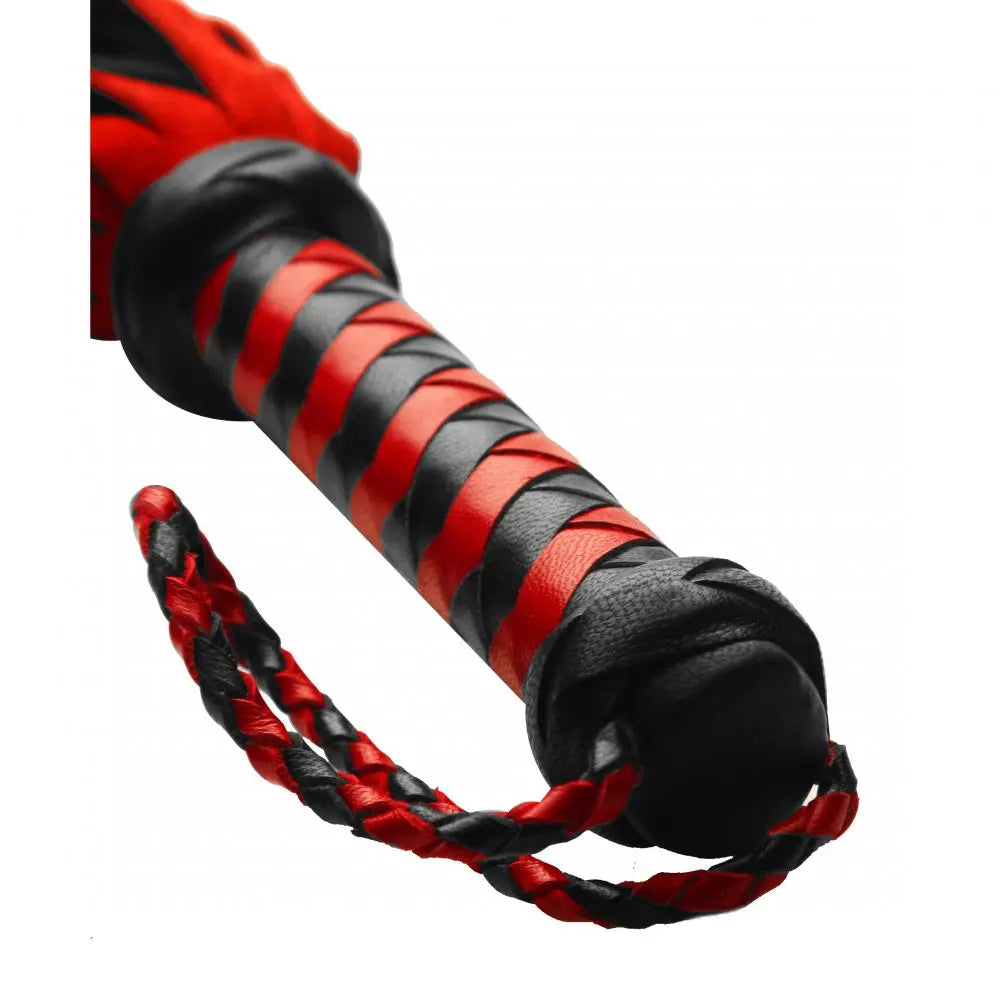 Short Suede Flogger - Red  Impact Play