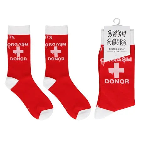 Shots Sexy Socks Orgasm Donor M/L  Lingerie - Novelty