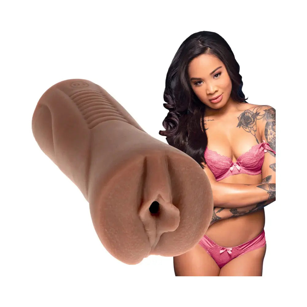 Signature Strokers - Honey Gold - ULTRASKYN Pocket Pussy Caramel  Manual Stroker