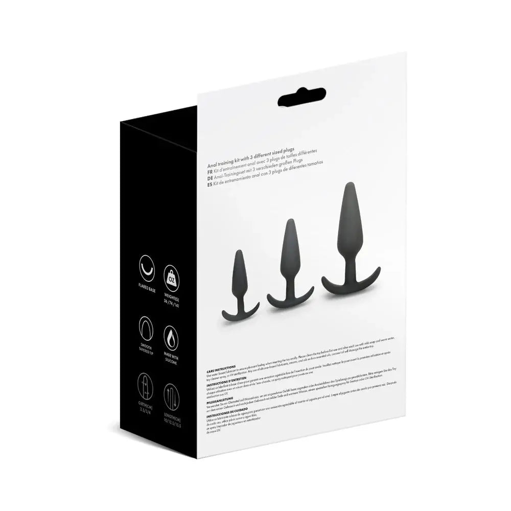 Silicone Butt Plug Wide Base Anal Training Kit  Anal - Kits