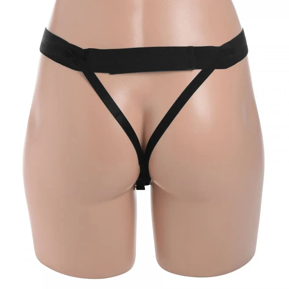 Silicone Dildo Hollow Strap-on - Penis Extender with Harness  Penis Extenders and Sleeves