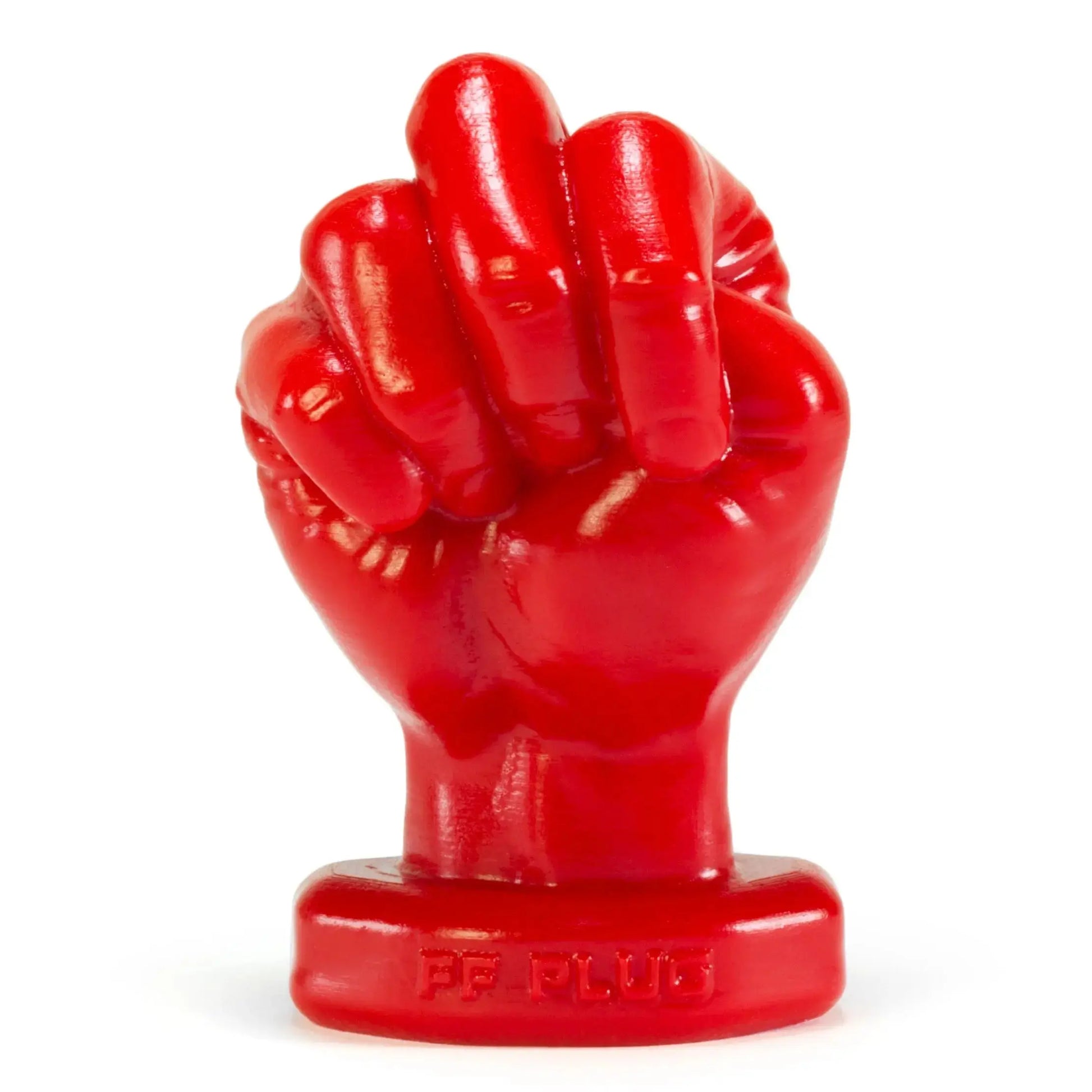 Silicone Fist Plug Buttplug RED Small  Anal