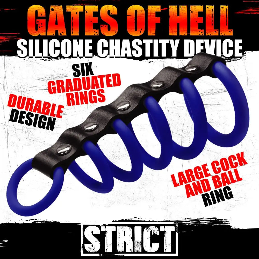 Silicone Gates of Hell Chastity Device  Chastity