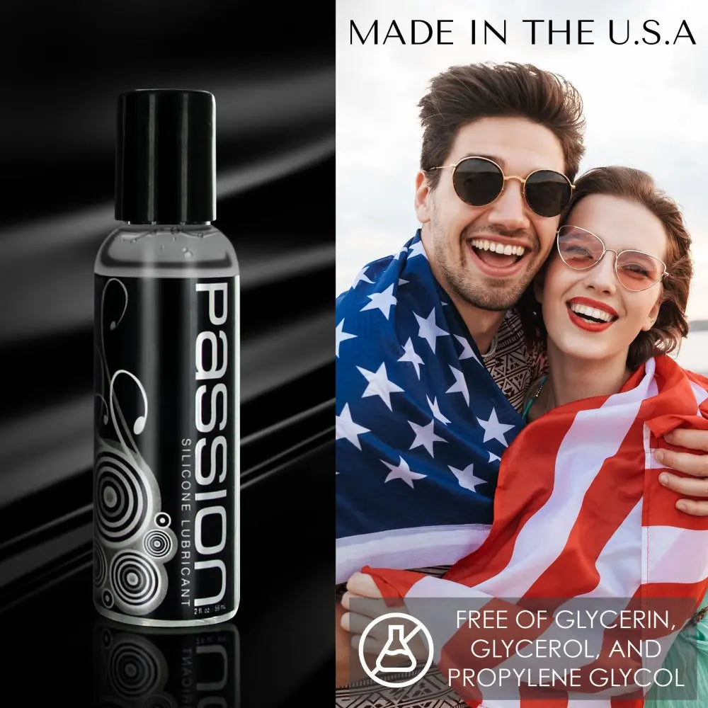 Silicone Lube - Passion Premium Silicone Lubricant - 2 oz  Lubes, Lotions and Accessories
