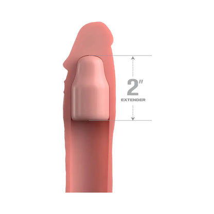 Silicone Penis Extender Fantasy X-tensions Elite 6 in. Extension with Strap  Penis Extenders and Sleeves