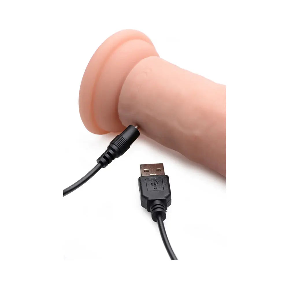 Silicone Remote Control Vibrating Dildo - 7 Inch  Vibrating Toys