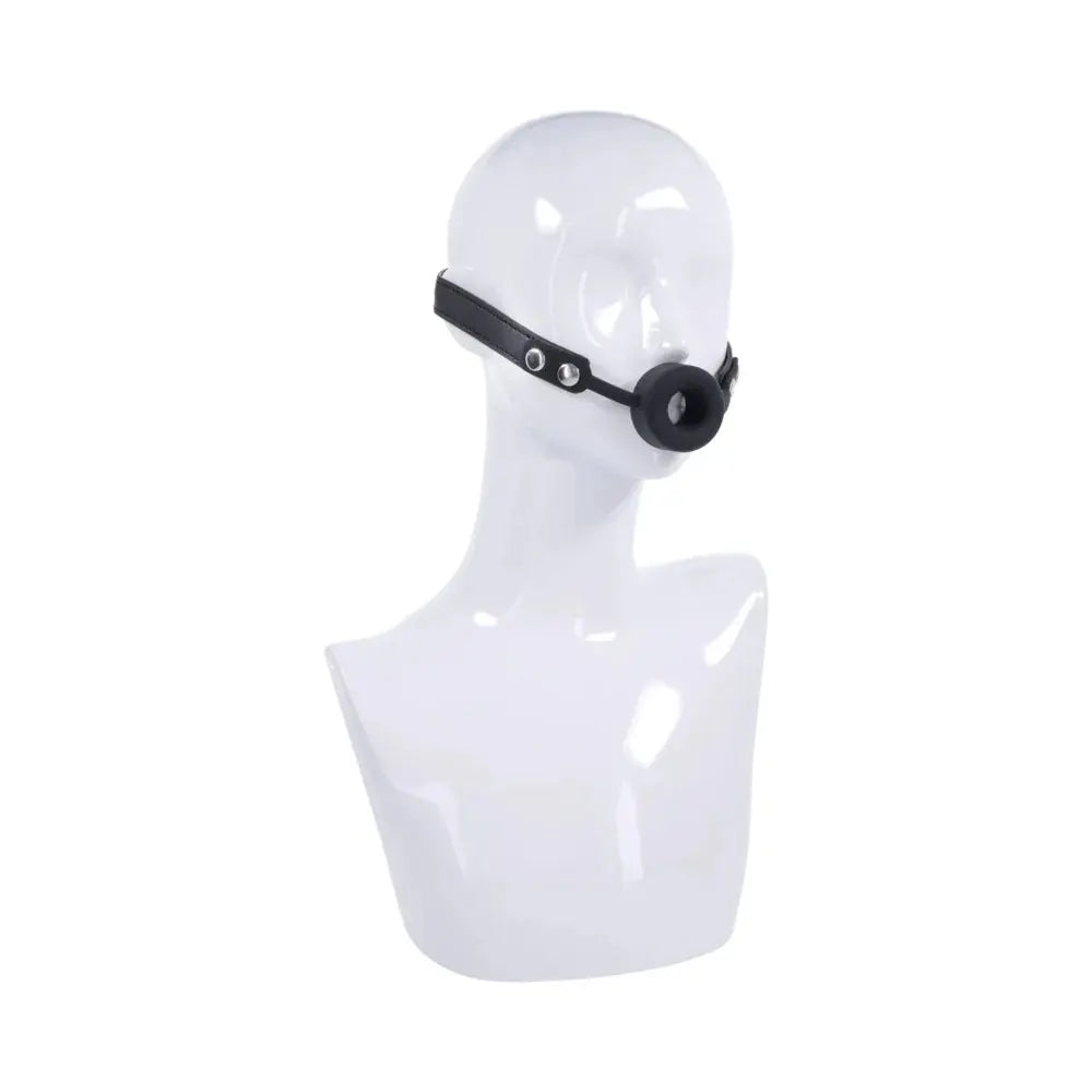 Silicone Ring Gag - Breathable Open Mouth BDSM Gag  Ring Gag