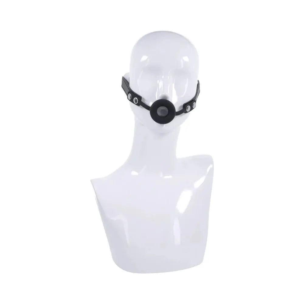 Silicone Ring Gag - Breathable Open Mouth BDSM Gag  Ring Gag
