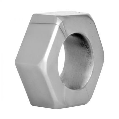 Silver Hex Heavy Duty Cock Ring and Ball Stretcher  Ball Stretcher