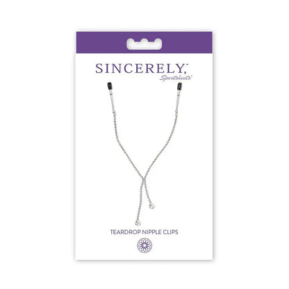 Sincerely, Sportsheets Teardrop Nipple Clips  Fetish - Nipple Clips Clamps & Suckers