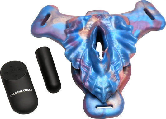 Siren Snatch Silicone Fantasy Strap-On Pussy with Harness Fantasy Sex Toy