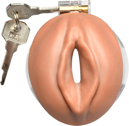 Sissification Cock Cage CBT Pussy Chastity Cage BDSM - Medium  Chastity