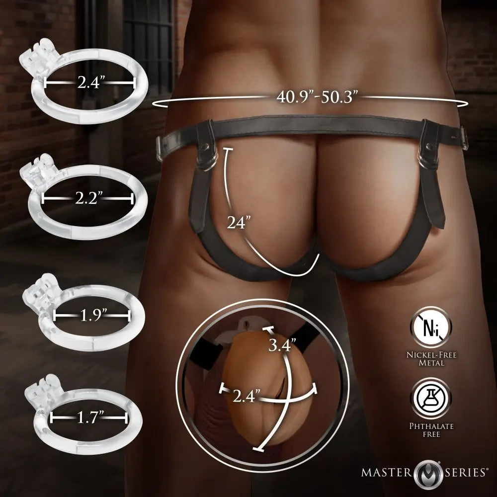 Sissification Cock Cage CBT Pussy Chastity Cage BDSM - Medium  Chastity