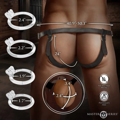 Sissification Cock Cage CBT Pussy Chastity Cage BDSM - Medium  Chastity