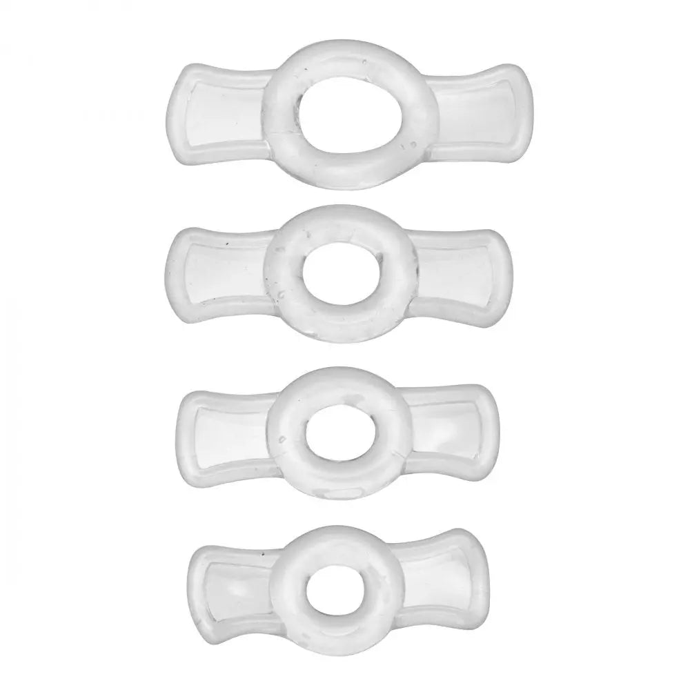 Size Matters Endurance Penis Ring Set - Clear Cock Ring Sex Toys  Cock Rings