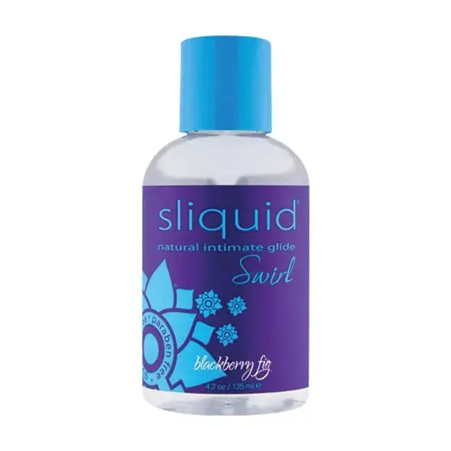 Sliquid Swirl Naturals Blackberry Fig Flavored Lubricant 4.2 oz  Lubes, Lotions and Accessories
