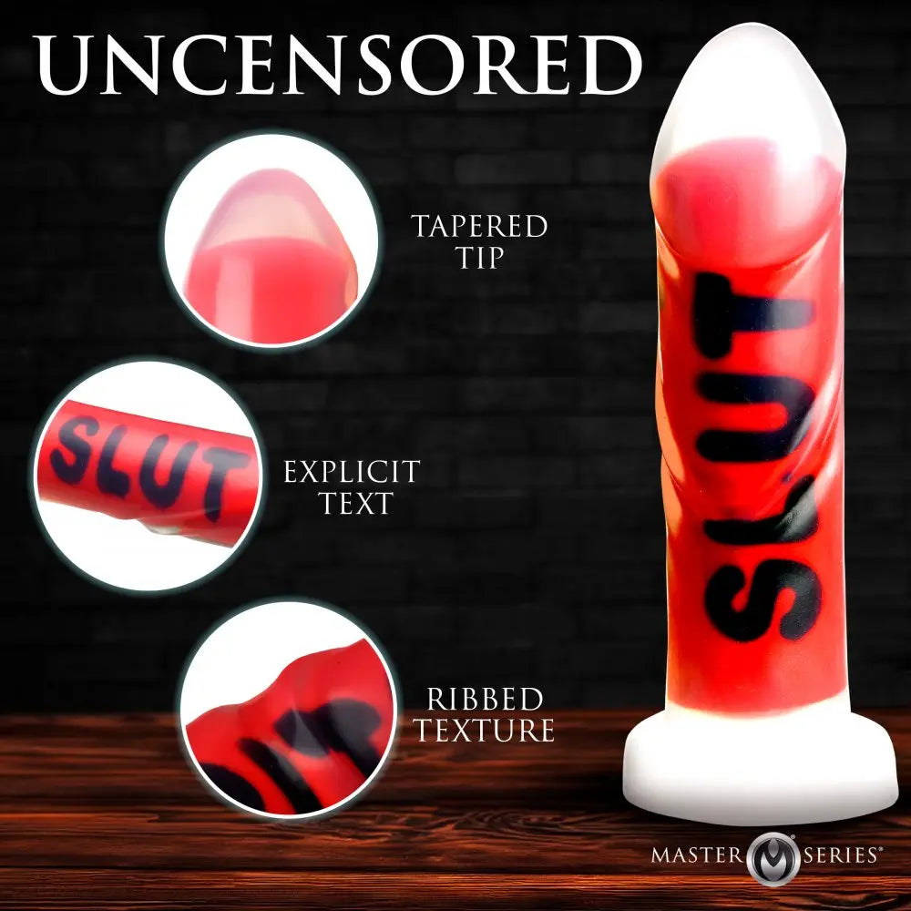 Slut Silicone Dildo  Dildos