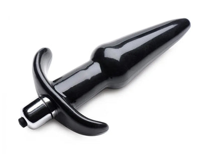 Smooth Vibrating Anal Plug - Black Vibrating Butt Plug  Vibrating Anal Sex Toy