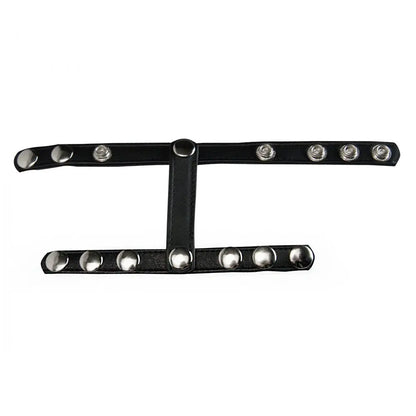 Snap-On Vegan Leather Cock and Ball Harness  Cock Rings