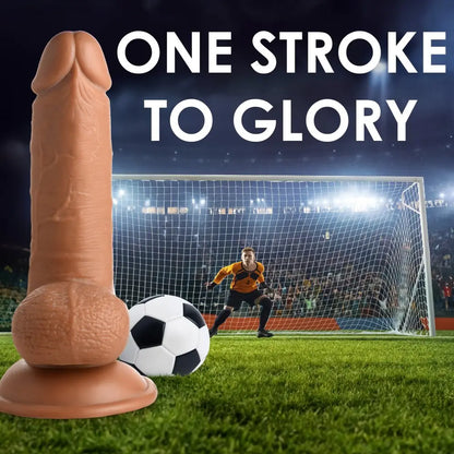 Soccer Sam 7 Inch Realistic Dildo Sex Toy  Realistic Dildos