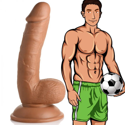 Soccer Sam 7 Inch Realistic Dildo Sex Toy  Realistic Dildos