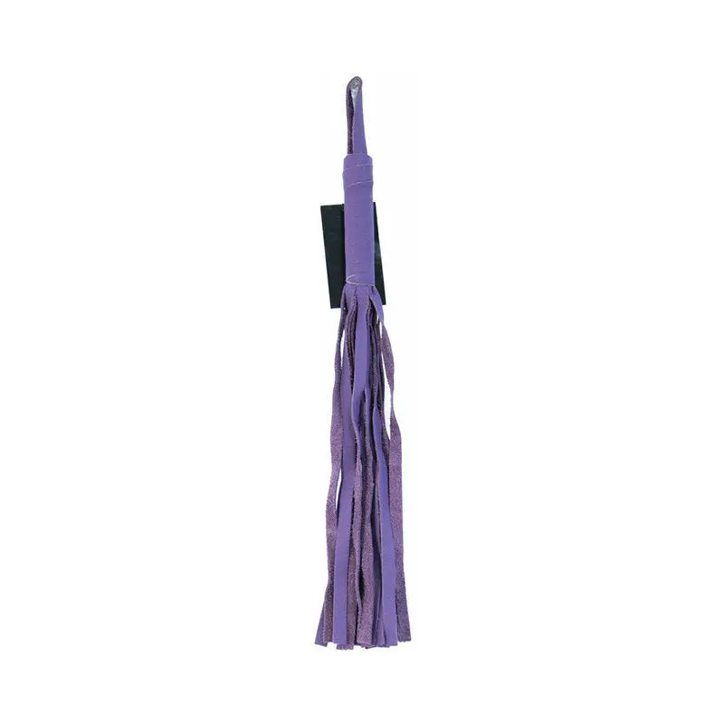 Soft Flogger 16 in. Purple  Fetish - Whips Crops & Paddles