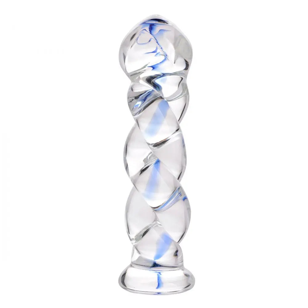 Soma Twisted Glass Dildo Anal Sex Toy  Glass Toys