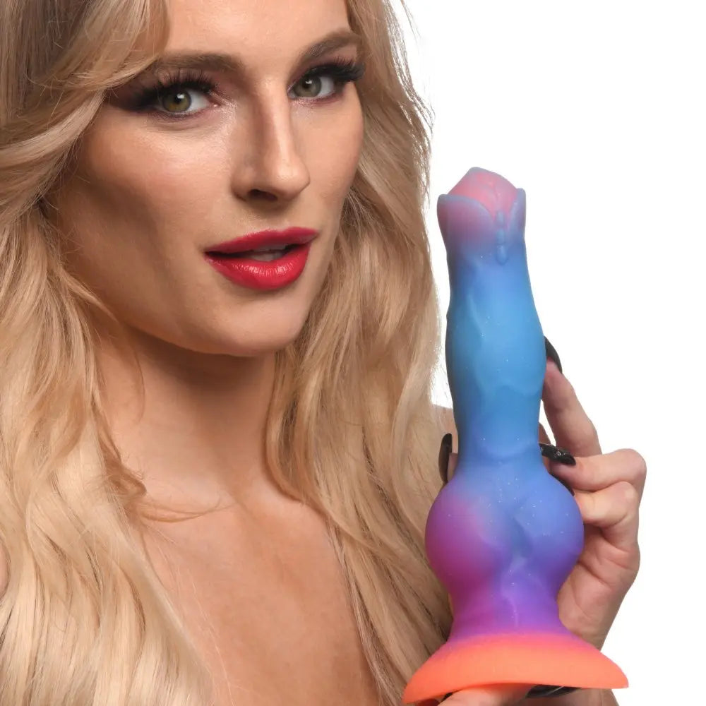 Space Cock Glow-in-the-Dark Silicone Alien Dildo  Fantasy Dildos