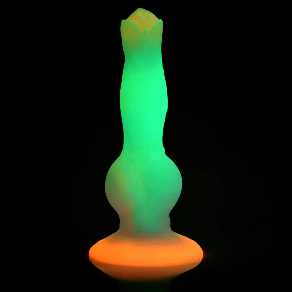 Space Cock Glow-in-the-Dark Silicone Alien Dildo  Fantasy Dildos