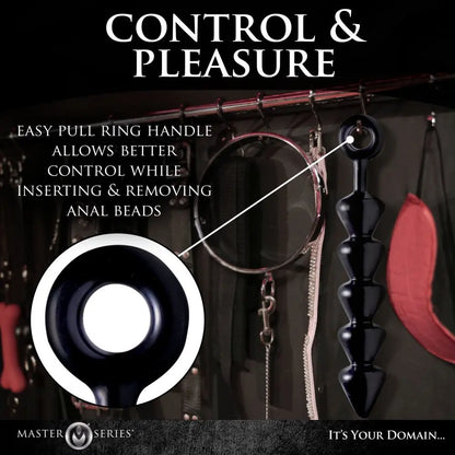 Spades XL Anal Beads Bumpy Anal Dildo Textured Anal Toy with Knots  Anal Beads