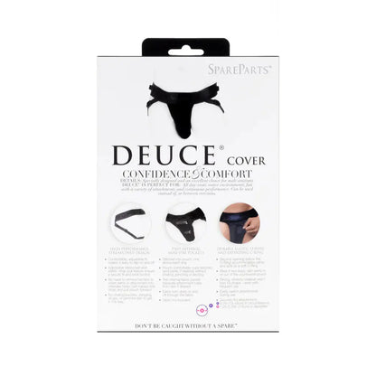 SpareParts Deuce Cover Underwear Harness Black (Double Strap) Size B Nylon  Harnesses