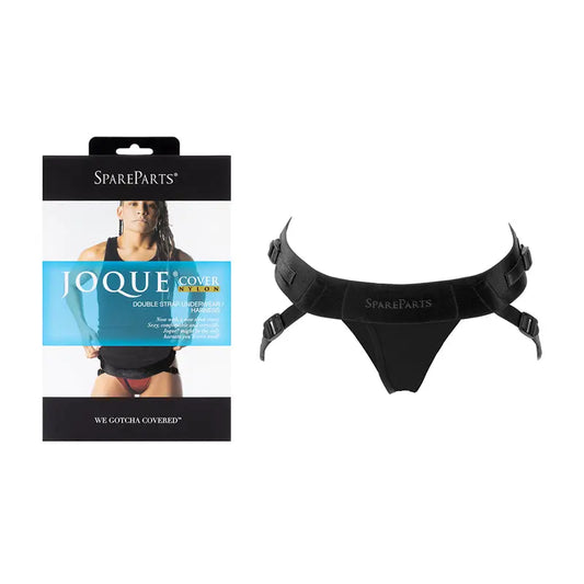 SpareParts Joque Cover Undwr Harness Black (Double Strap) Size B Nylon  Harnesses